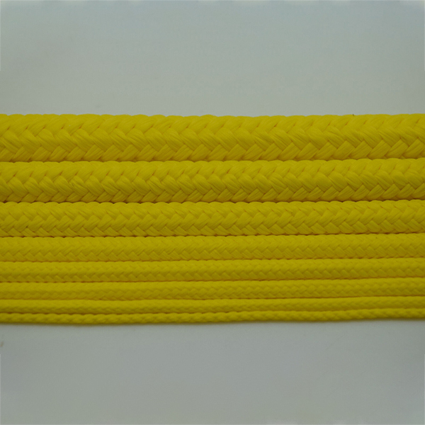 4mm Thick Yellow Polypropylene Rope Braided Poly Cord Line Sailing Boating Camping