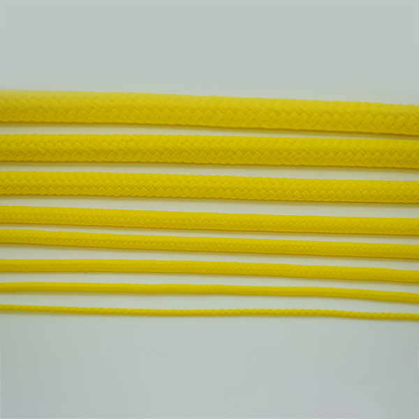 3mm Thick Yellow Polypropylene Rope Braided Poly Cord Line Sailing Boating Camping