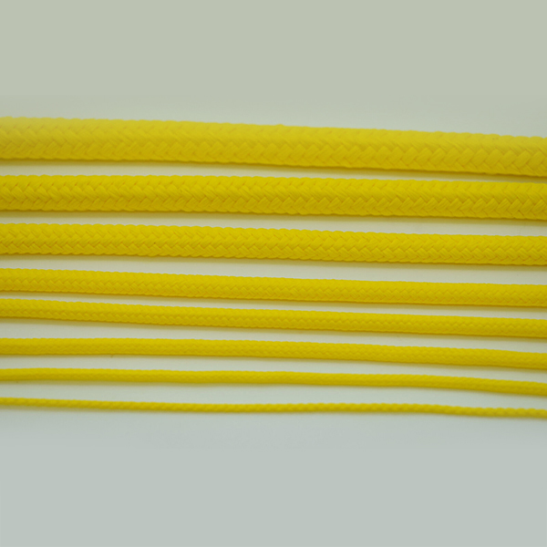 4mm Thick Yellow Polypropylene Rope Braided Poly Cord Line Sailing Boating Camping