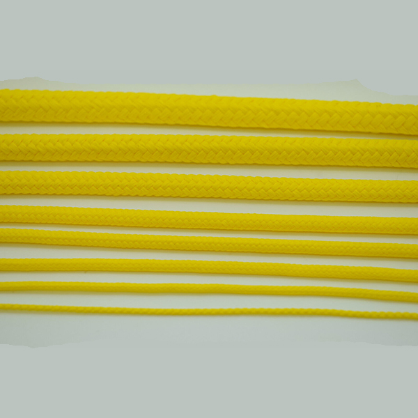 4mm Thick Yellow Polypropylene Rope Braided Poly Cord Line Sailing Boating Camping