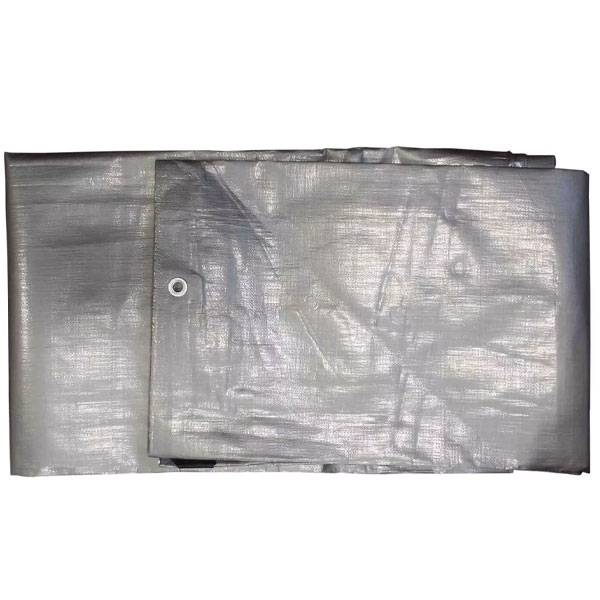 330 GSM Extra Heavy Duty Waterproof Silver Tarpaulin Cover Ground Sheet 