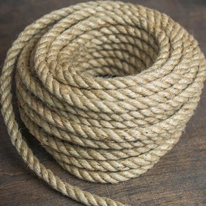 35m Long Jute Rope Strong Twisted Decking Cord Garden Sash Camping