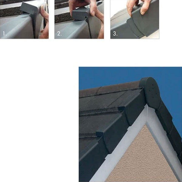 UPVC Dry Verge Units For Roofs - 414mm Long 