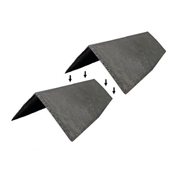 445mm Tapco Slate Ridge Plastic Tiles