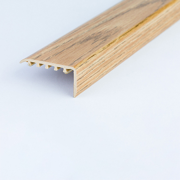 45 x 22mm UPVC Wood Effect Stair Edge Trim Nosing 