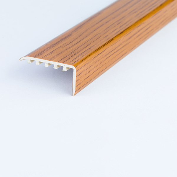 45 x 22mm UPVC Wood Effect Stair Edge Trim Nosing 