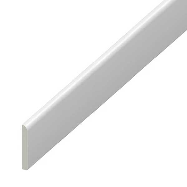 45mm UPVC Skirting Board Architrave Trim Flat Design 