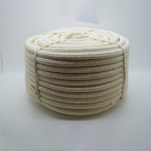 4mm Braided Cotton Rope in Natural Color for Washing Clothes & Bag Handles