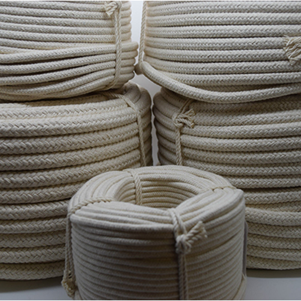 8mm Natural Braided Cotton Rope for Bag Handles & Washing Clothes