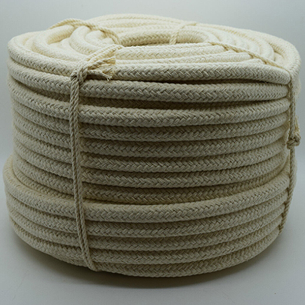 12mm Natural Braided Cotton Rope for Washing Clothes & Bag Handles