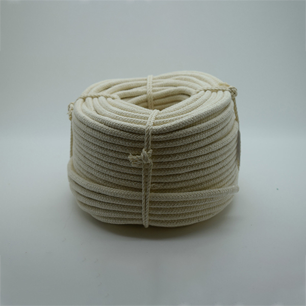 4mm Braided Cotton Rope in Natural Color for Washing Clothes & Bag Handles