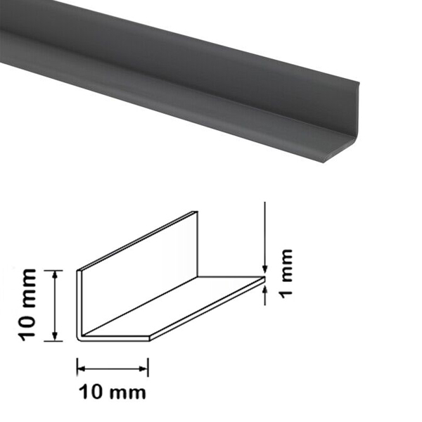 5m Plastic Pvc Corner 90 Degree Angle Trim Flexible Self Adhesive