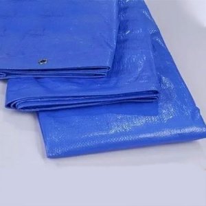 50 GSM Heavy Duty Waterproof Blue Tarpaulin Cover Multipurpose Tarp Sheet