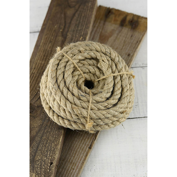 50m Long Jute Rope Strong Twisted Decking Cord Garden Sash Camping