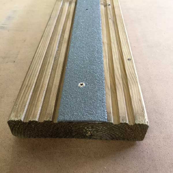 50mm Anti Slip Pre Drilled GRP Decking Strips For Slippery Decking