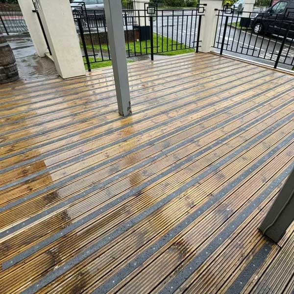 50mm Black Anti-Slip GRP Decking Strips (Pack of 10)