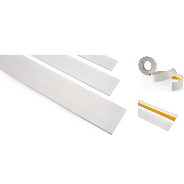 5m Flat Self-Adhesive Door Window Architrave PVC Cover Strip Masking Trim