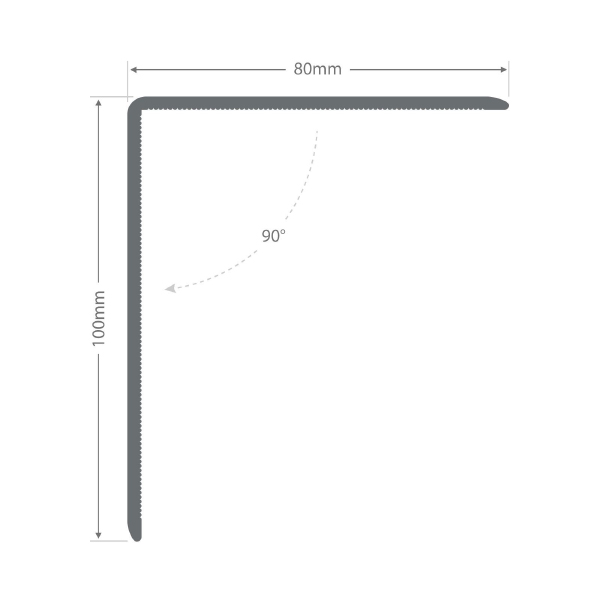 5m UPVC L Shaped Plastic Angle Corner Trim 90 Degree Rigid PVC Joint Cover Bead 