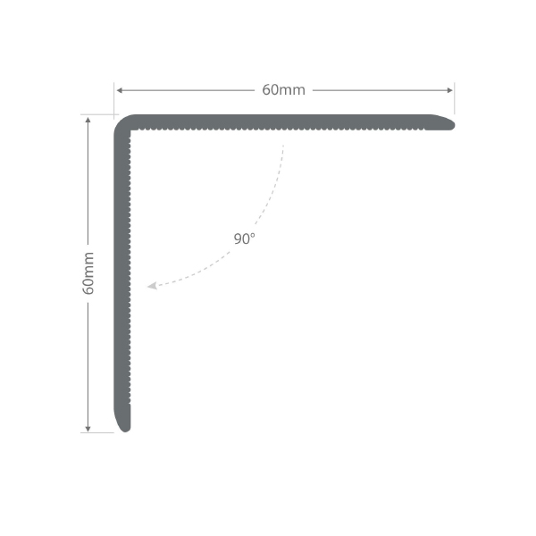 5m UPVC L Shaped Plastic Angle Corner Trim 90 Degree Rigid PVC Joint Cover Bead 