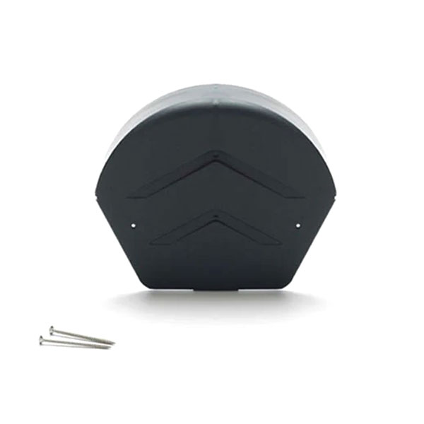 68mm U Ridge PVC End Cap with Fixing Screws