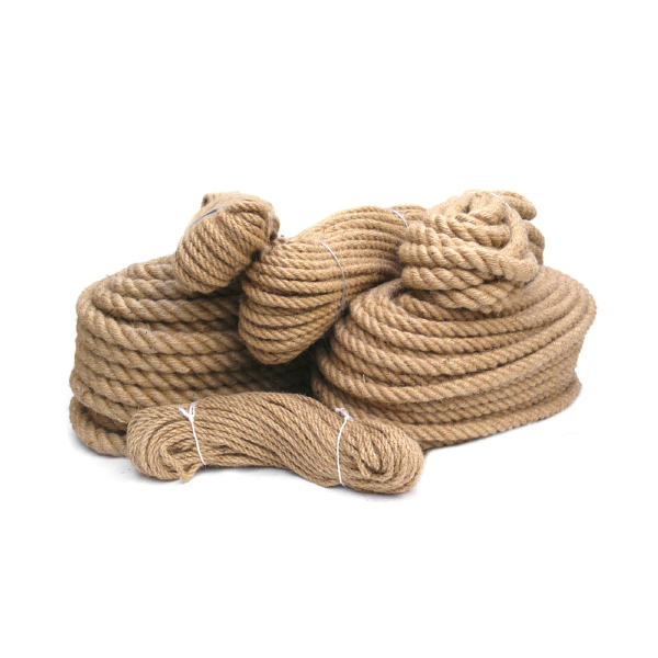 10mm Thick Natural Jute Rope Twisted Hessian Braided Decking Garden Boating Sash 