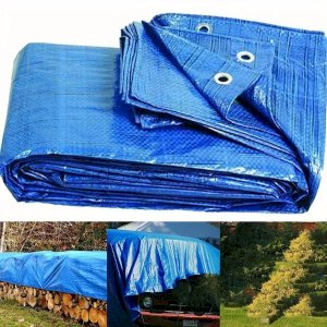 70 GSM Heavy Duty Waterproof Tarpaulin Cover Ground Camping Sheet 