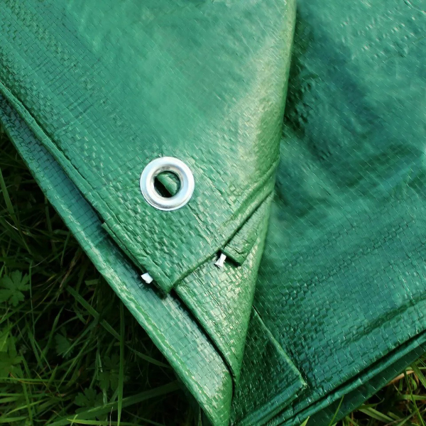 80 GSM Strengthened Waterproof Soft Strong Green Tarp Ground Sheet 