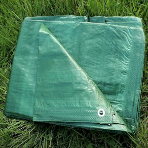 80 GSM Strengthened Waterproof Soft Strong Green Tarp Ground Sheet 