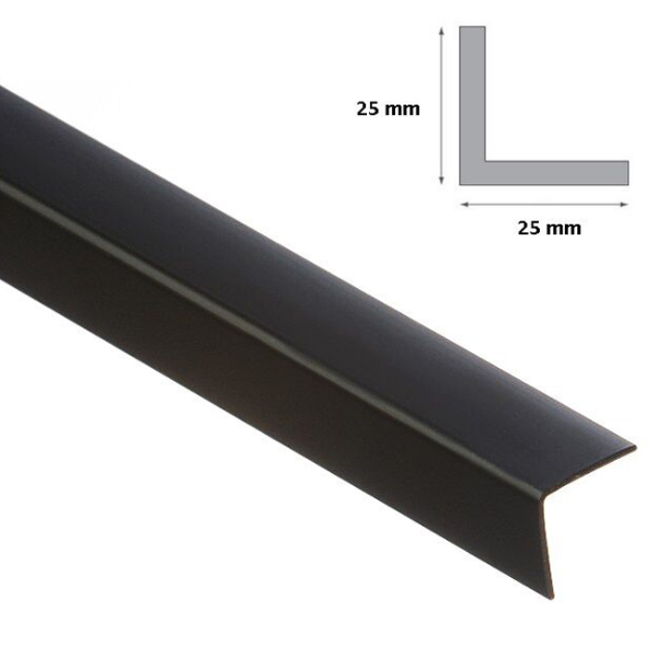  90 Degree Plastic PVC Corner 2.5m Long Angle Trim 