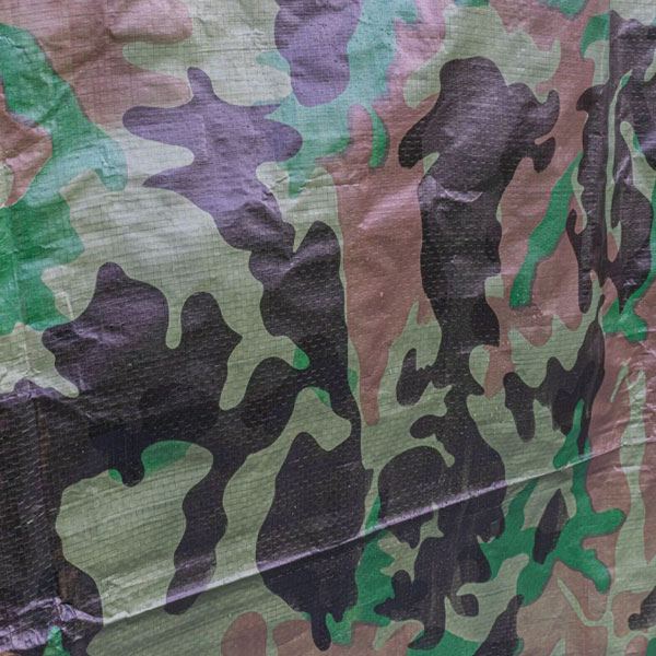 90 GSM Waterproof Strong Camo Tarpaulin Camp Cover Army Basha