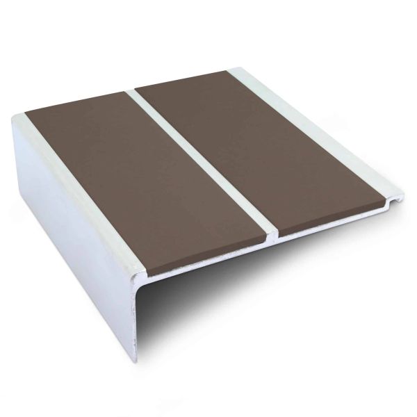 Commercial Stair Nosing 91mm x 32 mm Non Slip PVC Insert Stair Nosing Edge Trim