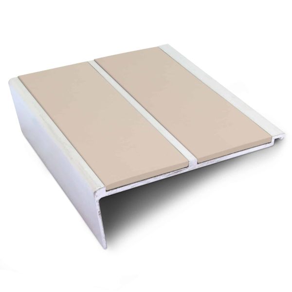 Commercial Stair Nosing 91mm x 32 mm Non Slip PVC Insert Stair Nosing Edge Trim