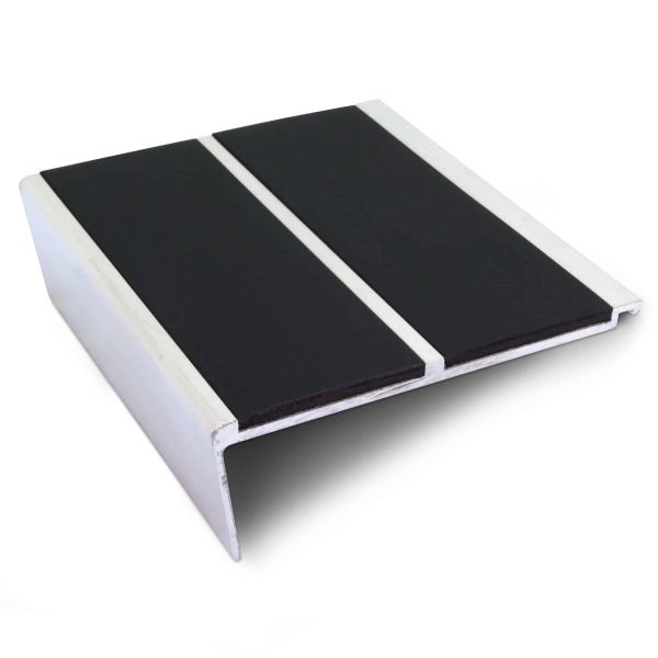 Commercial Stair Nosing 91mm x 32 mm Non Slip PVC Insert Stair Nosing Edge Trim