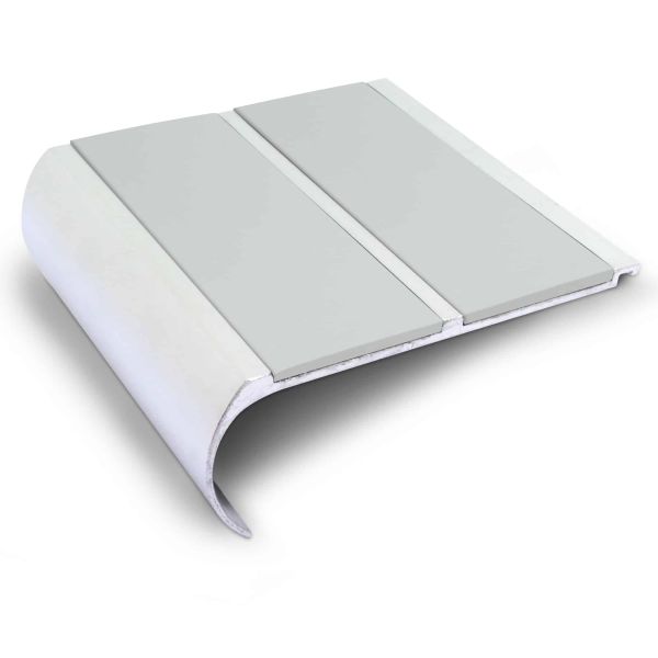 Commercial Stair Nosing 91mm x 35mm Non Slip PVC Insert Bullnose Stair Nosing Edge