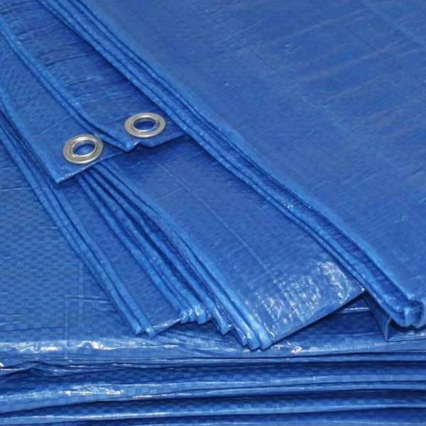 95 GSM Protective Blue Tarp Sheet Strengthened Waterproof Strong Cover