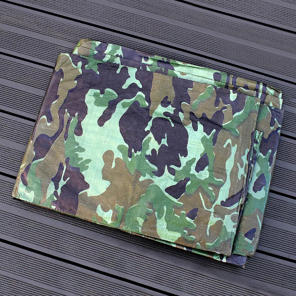 95 GSM Waterproof Strong Camo Tarpaulin Cover Ground Sheet 