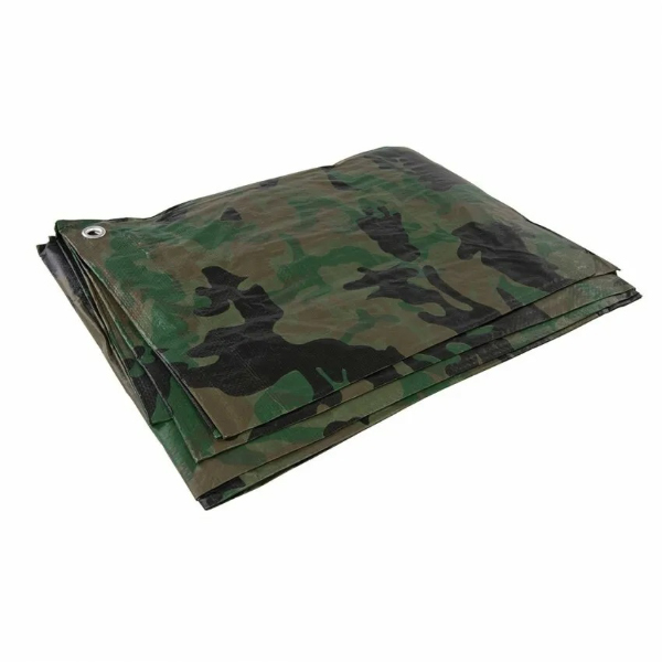 95 GSM Waterproof Strong Camo Tarpaulin Cover Ground Sheet 