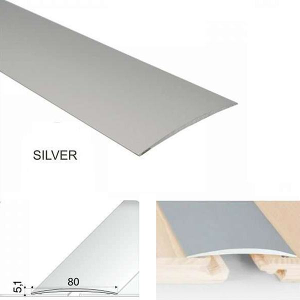 Anodised Aluminium Self Adhesive Door Threshold Floor Trim