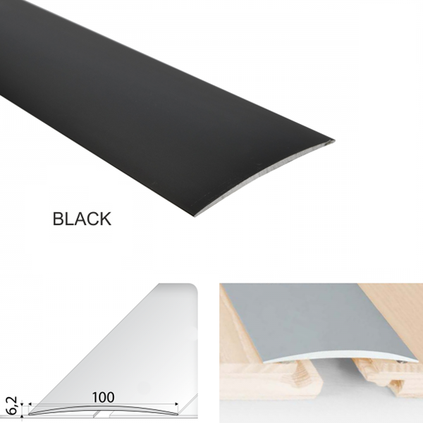 Aluminium Self Adhesive Door Threshold Floor Trim for  wooden, laminate, vinyl, Tiled Floors