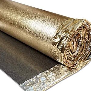 Acoustic Sonic Gold Underlay 5mm Thick For All Wood Laminate Flooring Damp Proof Membrane Great Sound and Heat Insulation