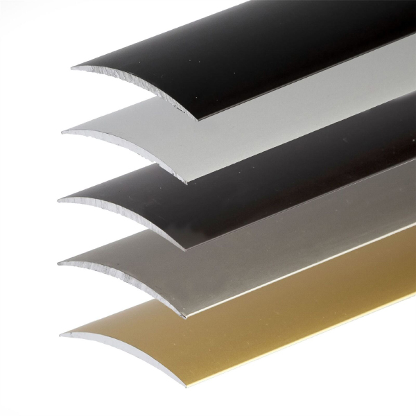 Aluminium Anodised Door Bar Threshold Trim Laminate, Carpet, Vinyl or Tiled Floors 