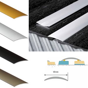 Anodised Aluminium Door Edging Floor Trim Threshold Self Adhesive