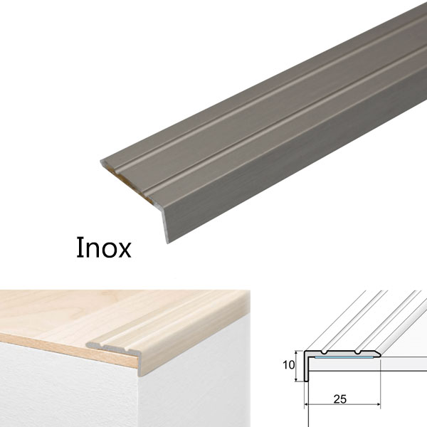 Aluminium Anti Non Slip Stair Edge Nosing