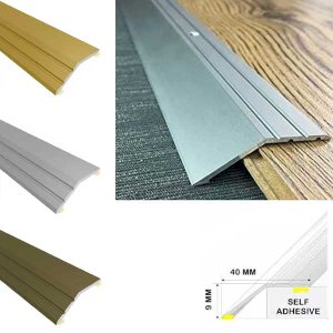 Self Adhesive Aluminium Door Trim For Laminate Floors at Different Levels 