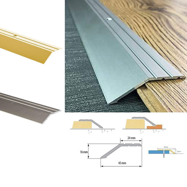 Aluminium Door Trim For Laminate Floors at Different Levels