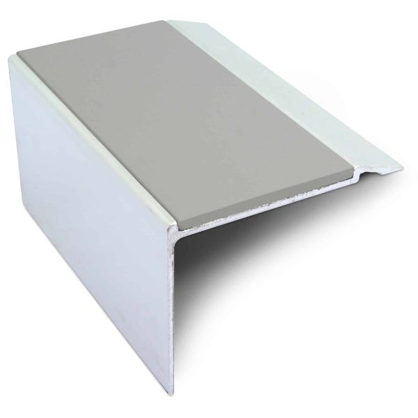 Commercial Stair Nosing 72mm x 55mm With PVC Insert Non Slip Stair Edge Trim