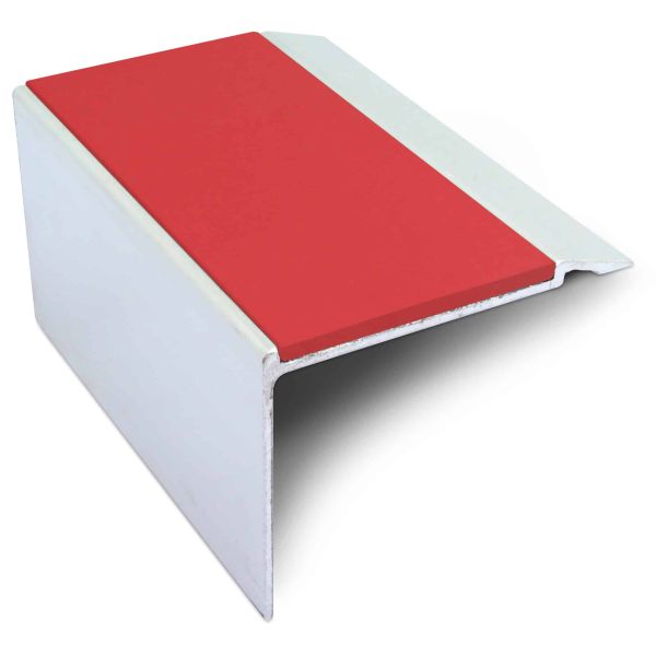 Commercial Stair Nosing 72mm x 55mm With PVC Insert Non Slip Stair Edge Trim