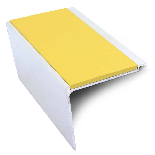 Non Slip Commercial Stair Nosing 60mm x 55mm PVC Insert Stair Nosing Edge Protection