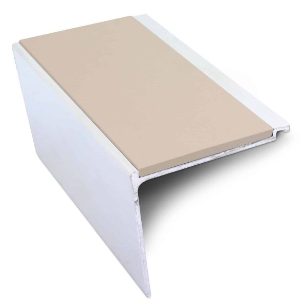 Non Slip Commercial Stair Nosing 60mm x 55mm PVC Insert Stair Nosing Edge Protection