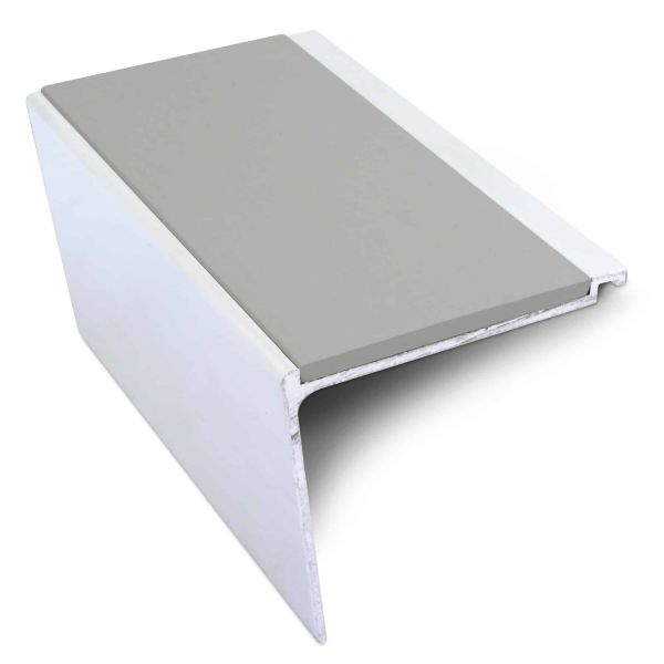 Non Slip Commercial Stair Nosing 60mm x 55mm PVC Insert Stair Nosing Edge Protection